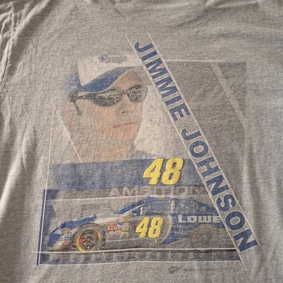 2006 Winners Circle Nascar #48 Jimmie Johnson T-Shirt XL Cotton Double-Sided - Picture 8 of 8